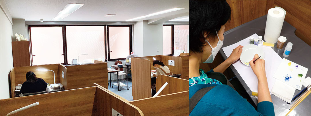 実際の明るい教室の様子