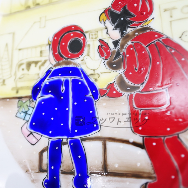 子供たちが描かれた部分の拡大